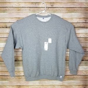 Mens Russell Athletic Crewneck Gray Sweatshirt XL